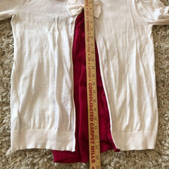 Disney Parks Minnie Mouse Sweater Women's Sz M Bow Flare Lightweight Rhinestones - Picture 8 of 8